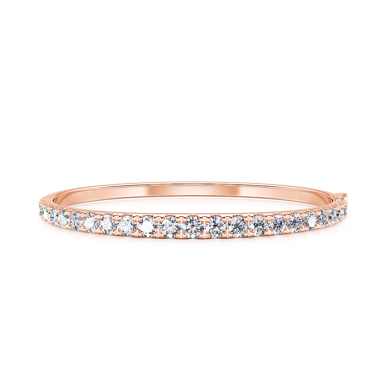 Rose Gold Diamond Eternity Band