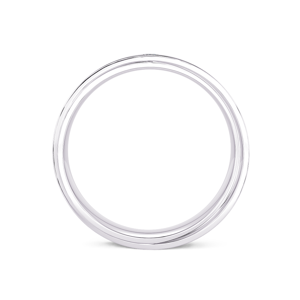 White Square Diamond Twist Band