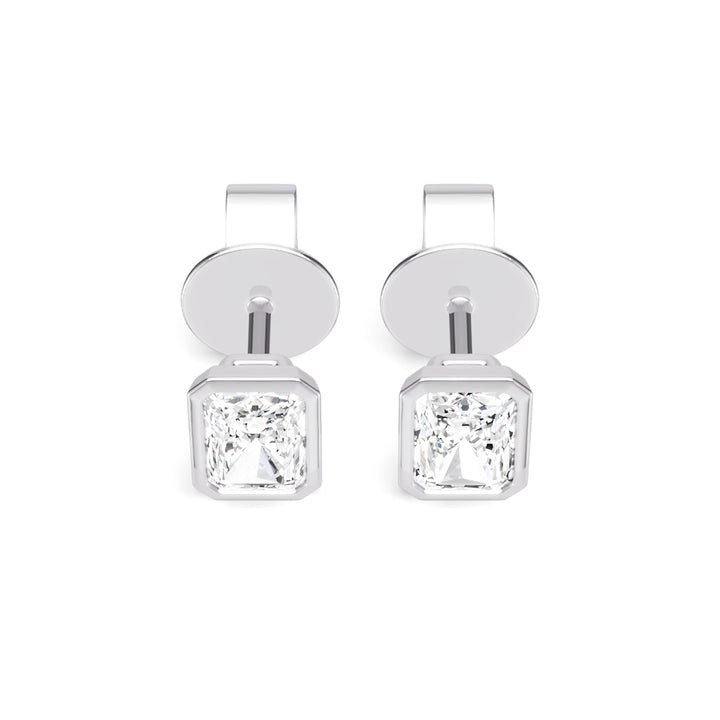 Square Diamond Studs