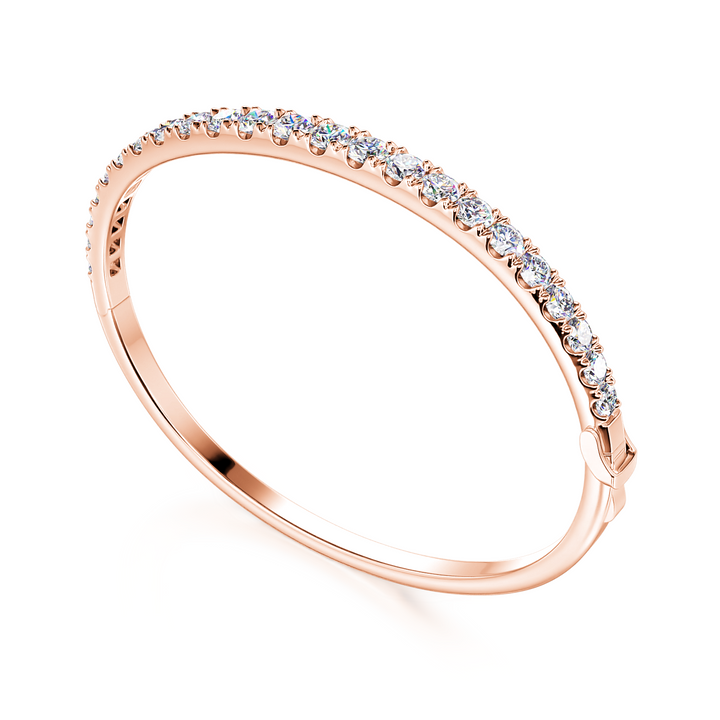 Rose Gold Diamond Eternity Band