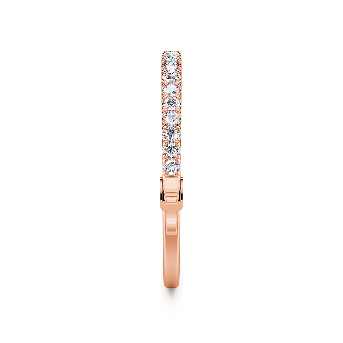 Rose Gold Diamond Eternity Band