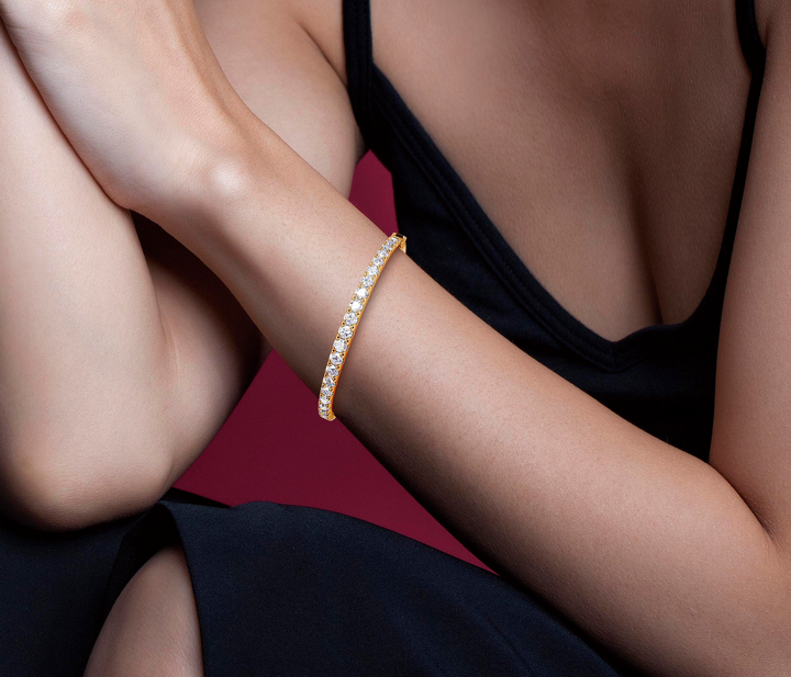 Yellow Gold Diamond Eternity Band