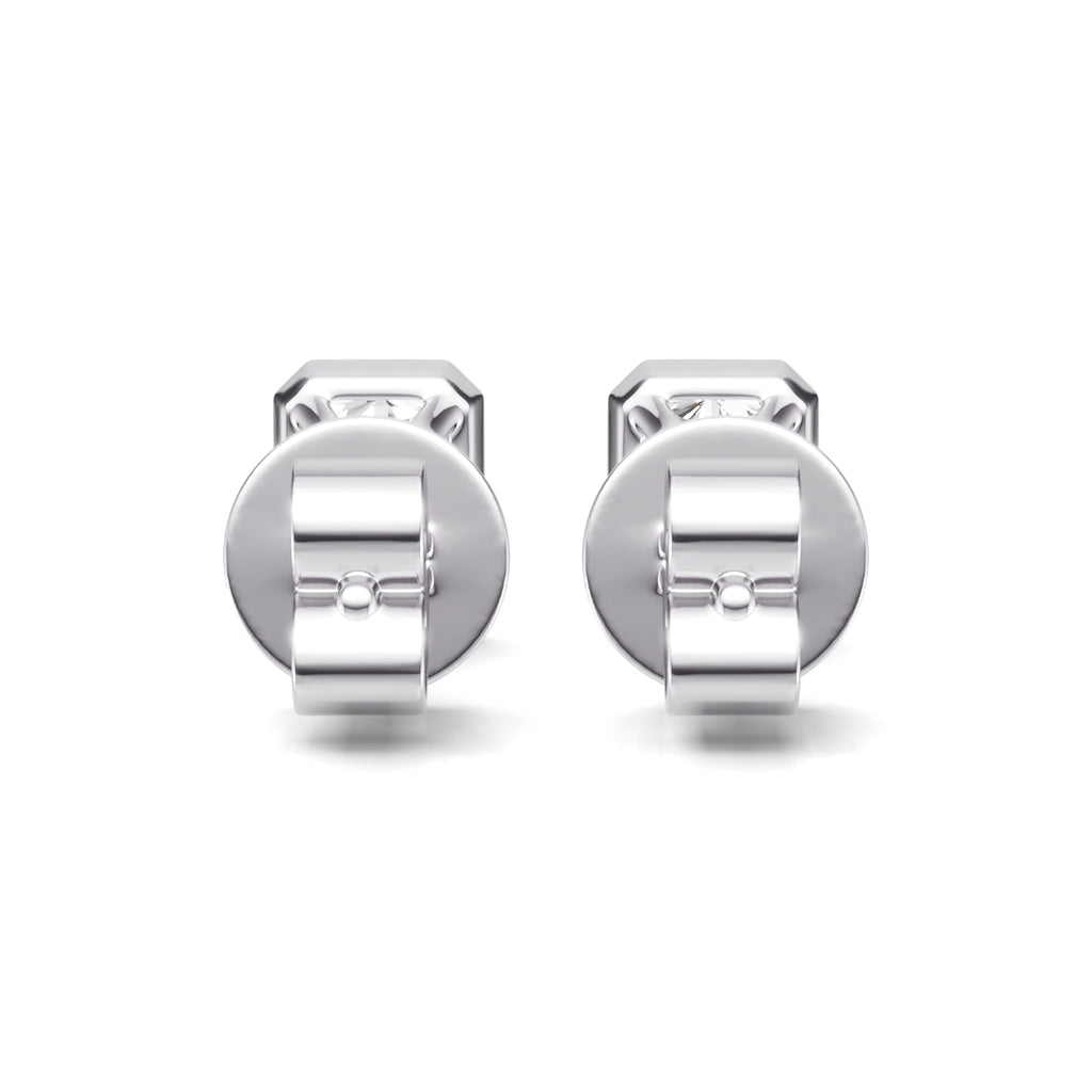 Square Diamond Studs