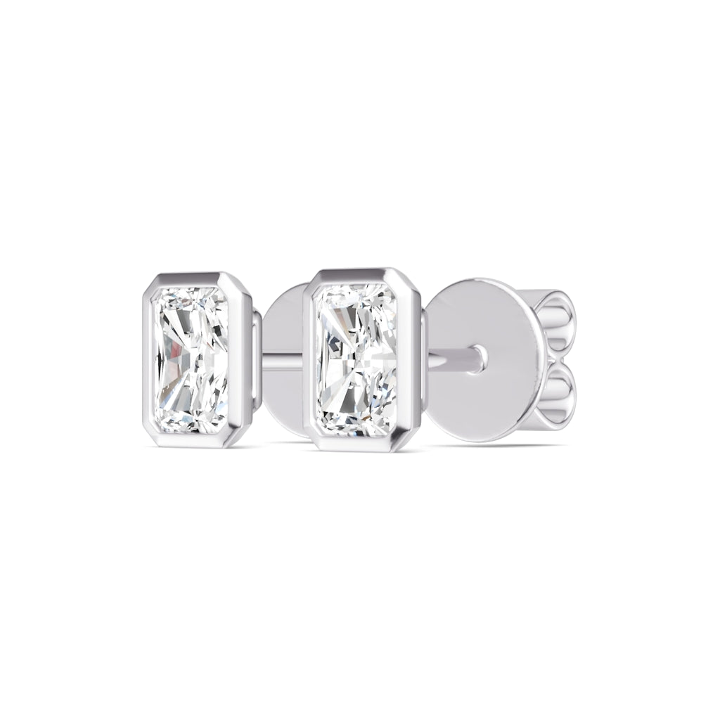 Square Diamond Studs