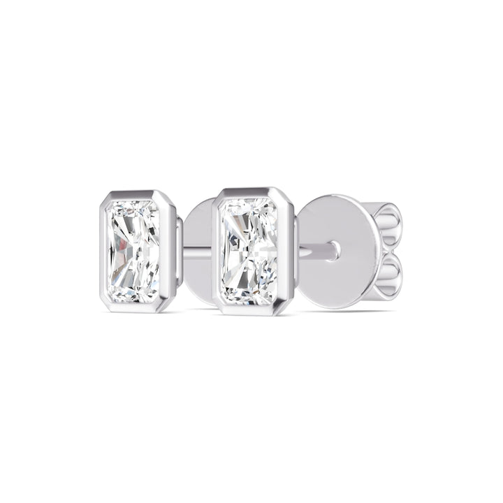 Square Diamond Studs