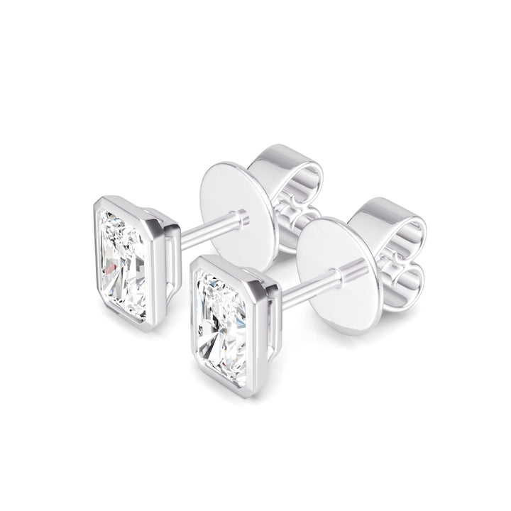 Square Diamond Studs