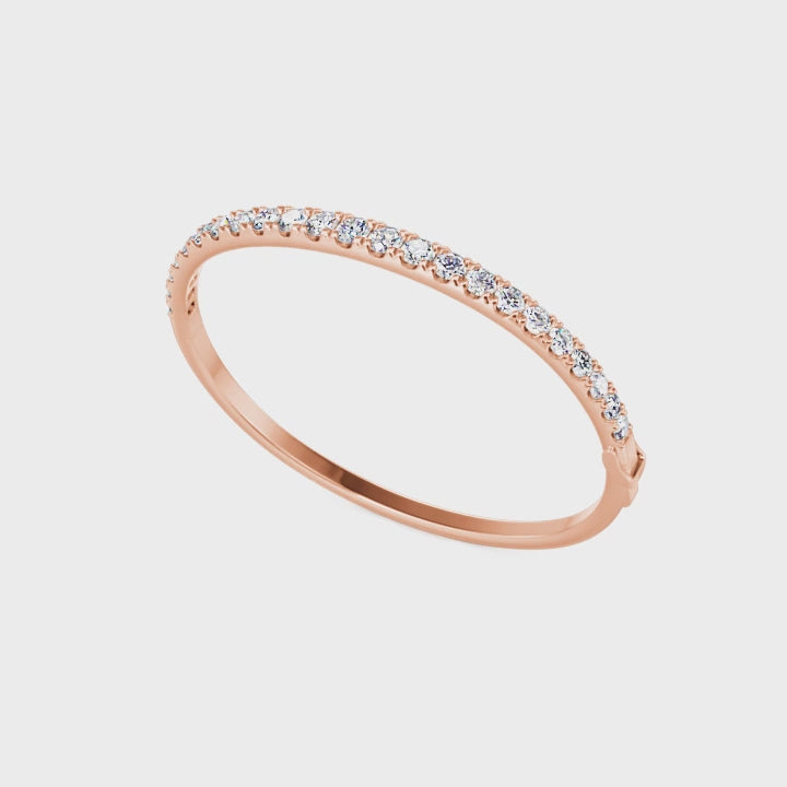 Rose Gold Diamond Eternity Band